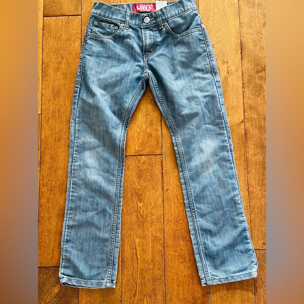 Levi's 511 Skinny Light Blue Straight Jeans Red Tab Boys 10 Regular 25x25